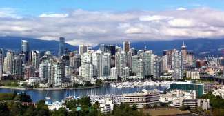 Uitzicht op Vancouver