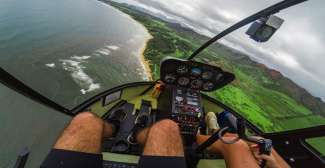 Helicopter vlucht over Kauai