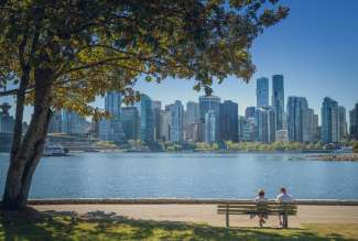 Stanley Park in Vancouver trekt jaarlijks gemiddeld 8 miljoen bezoekers.