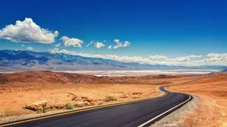 Death Valley, onderdeel van de Mojave desert, is de heetste plek van het westelijke halfrond.