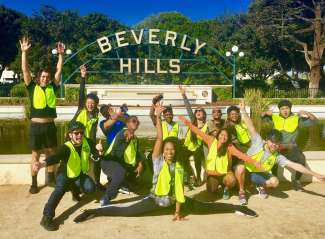 Vergeet niet om stop te maken bij het Beverly Hills Sign om een foto te maken.