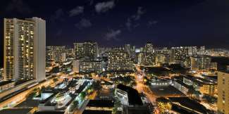 Waikiki by night