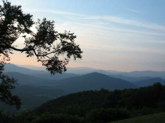 Bergige Landschaften im Staat Kentucky