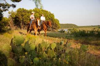 Paardrijden op de Wildcatter Ranch